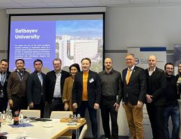 Members of delegation from Kasachstan at GFE