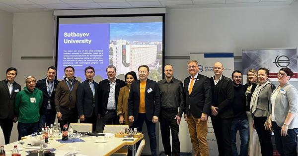 Members of delegation from Kasachstan at GFE